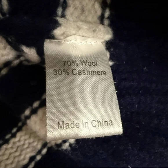 La Ligne New York Navy Blue and White Striped Knitted Sweater - Size Medium - Picture 4 of 5